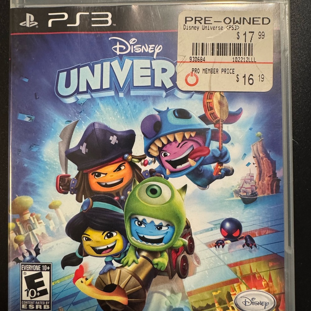 Disney Universe PS3 Game - Blue and Yellow Adventure